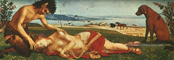  cosimo Peintre - La mort de Procris 1500 Renaissance Piero di Cosimo